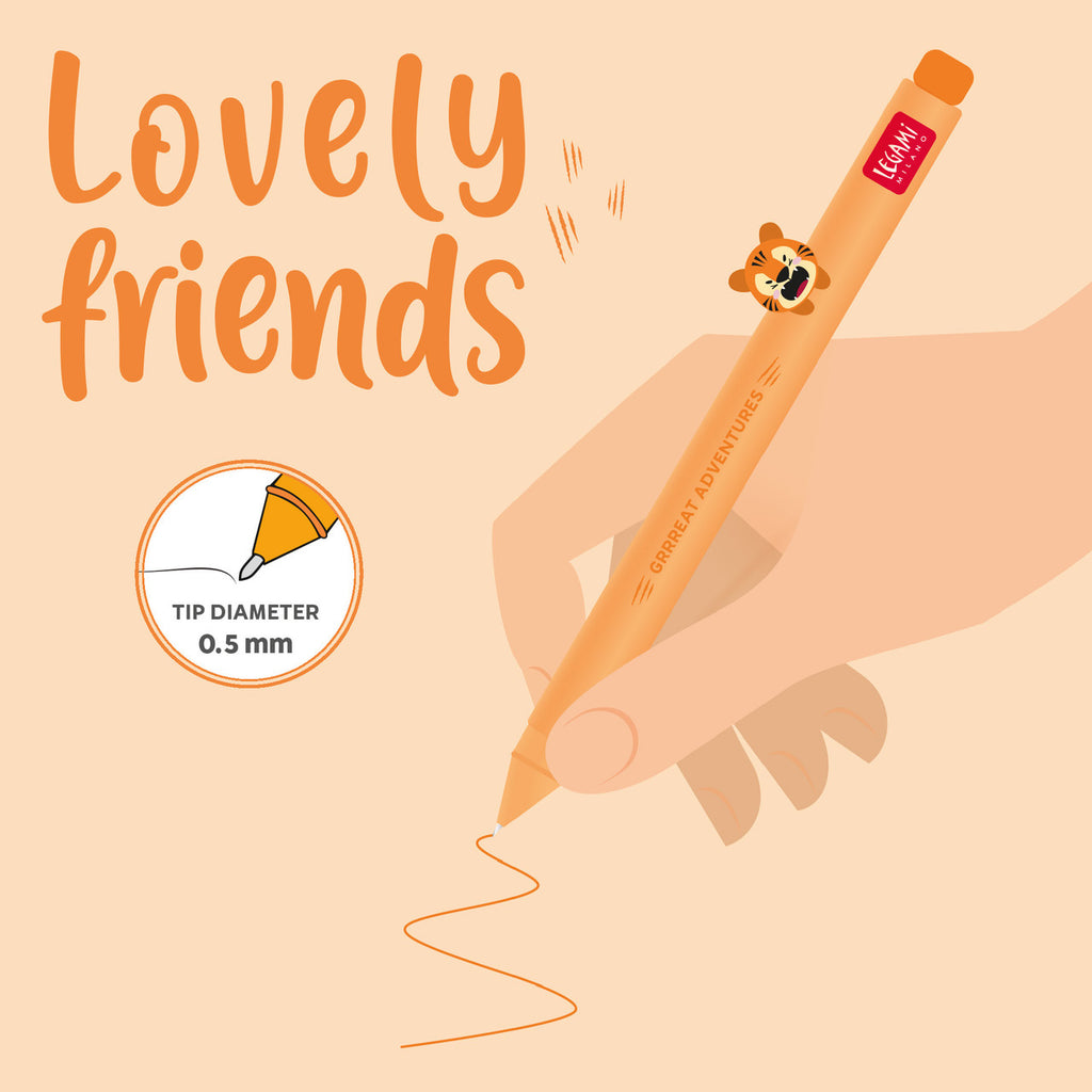 Lovely friends gel pen - Tiger - Daisy Park