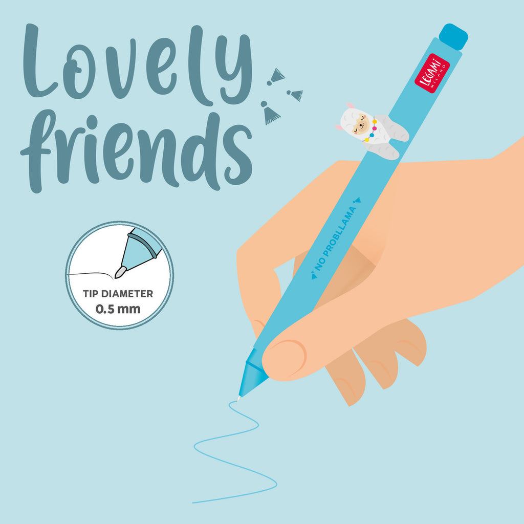 Lovely friends gel pen - Llama - Daisy Park