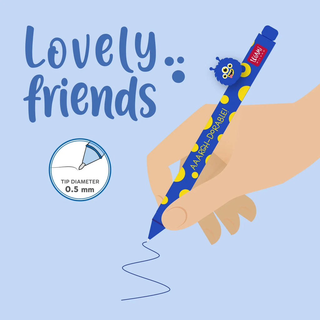 Lovely friends gel pen - Monster - Daisy Park