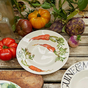 Emma Bridgewater Vegetable garden carrots soup plate - Daisy Park