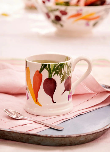Emma Bridgewater Carrots and Beets 1/2pint mug - Daisy Park