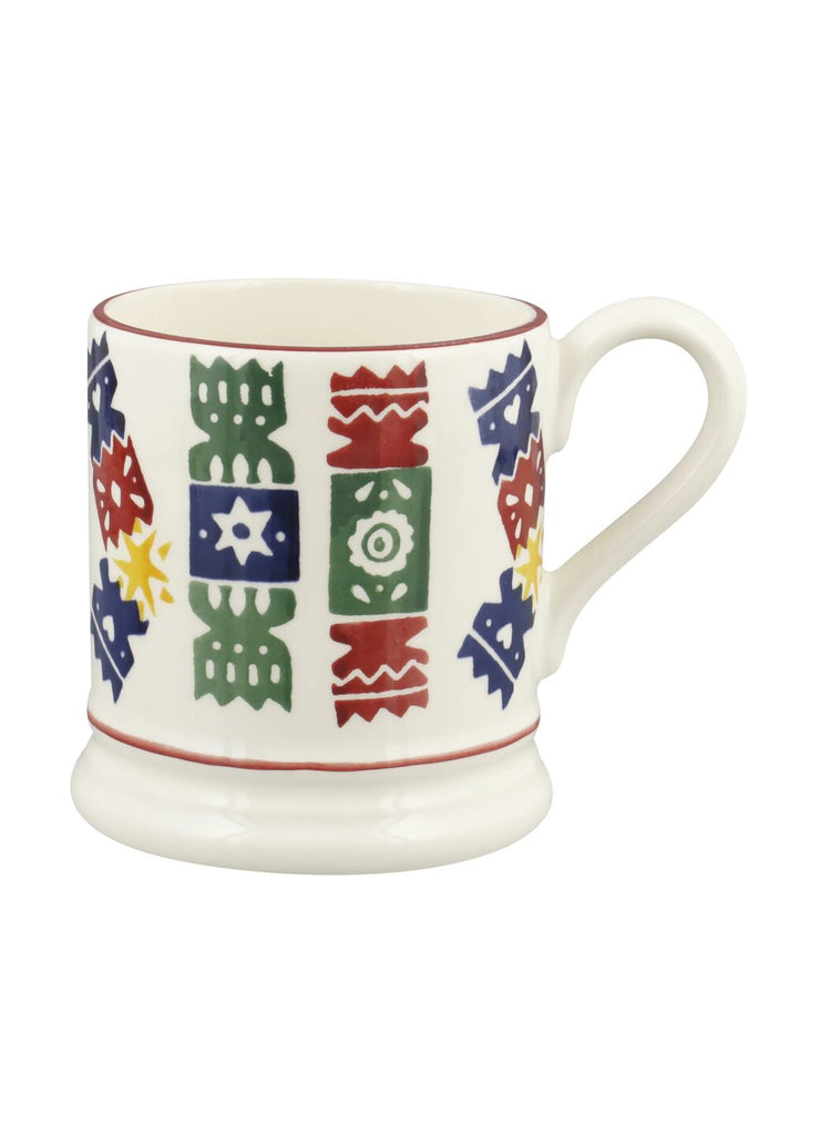 Emma Bridgewater Christmas Crackers 1/2pt mug - Daisy Park