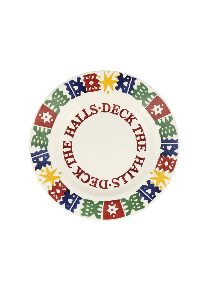 Emma Bridgewater Christmas Crackers 8.5" plate - Daisy Park