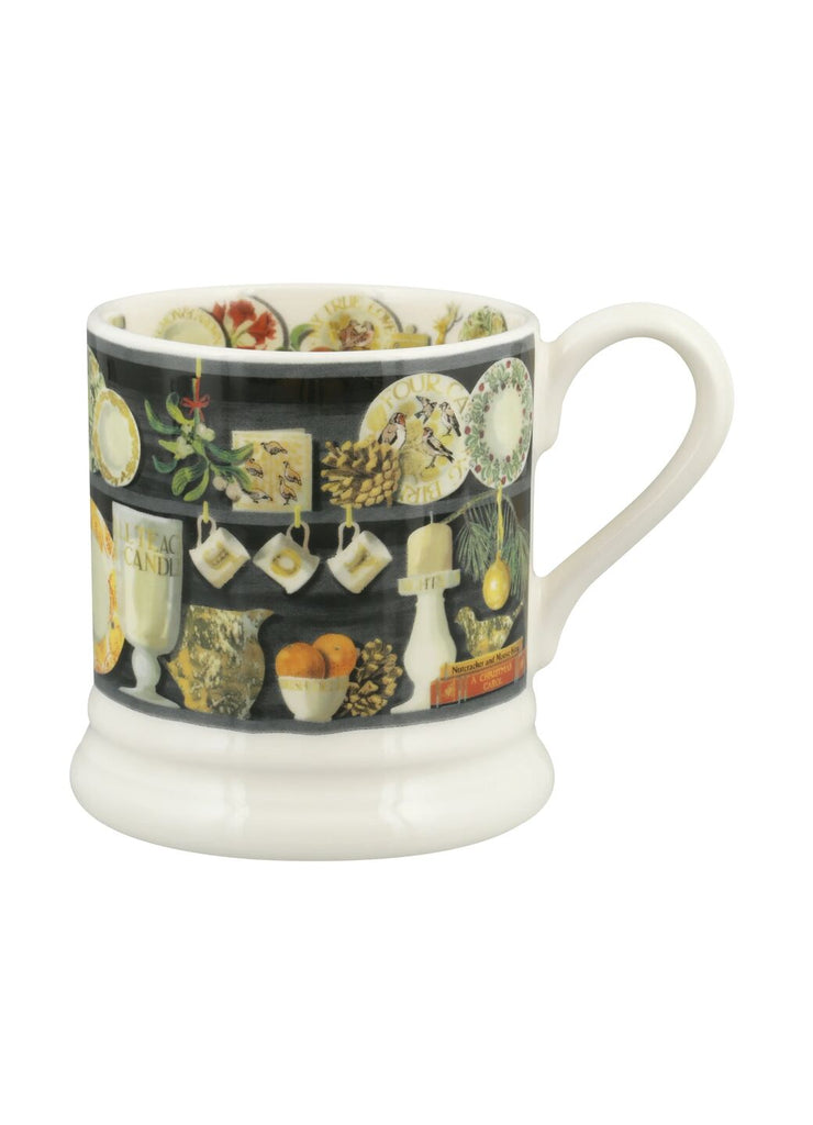 Emma Bridgewater Christmas Dresser 1/2 Pint Mug - Daisy Park
