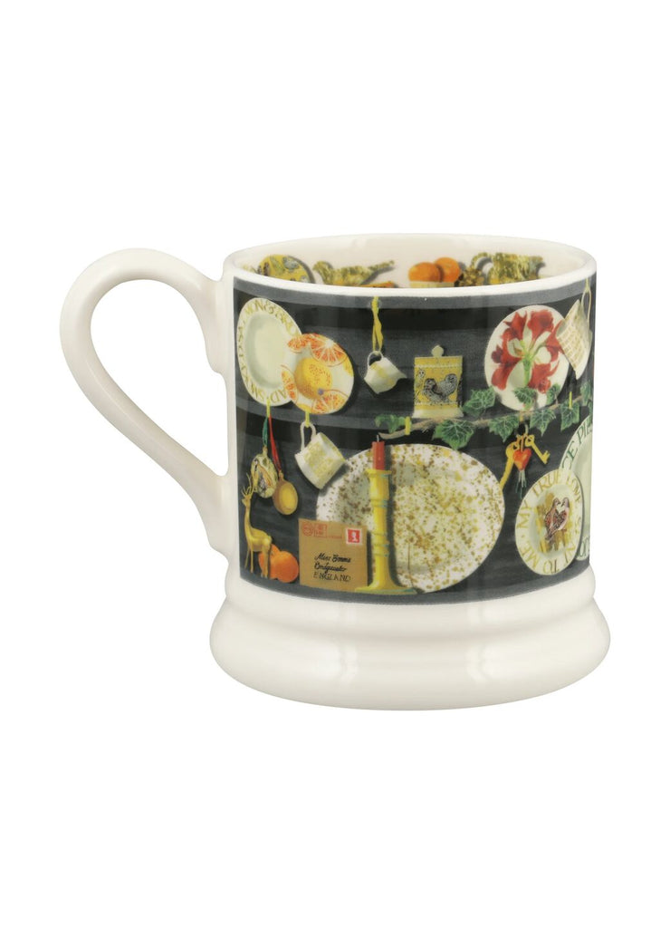 Emma Bridgewater Christmas Dresser 1/2 Pint Mug - Daisy Park