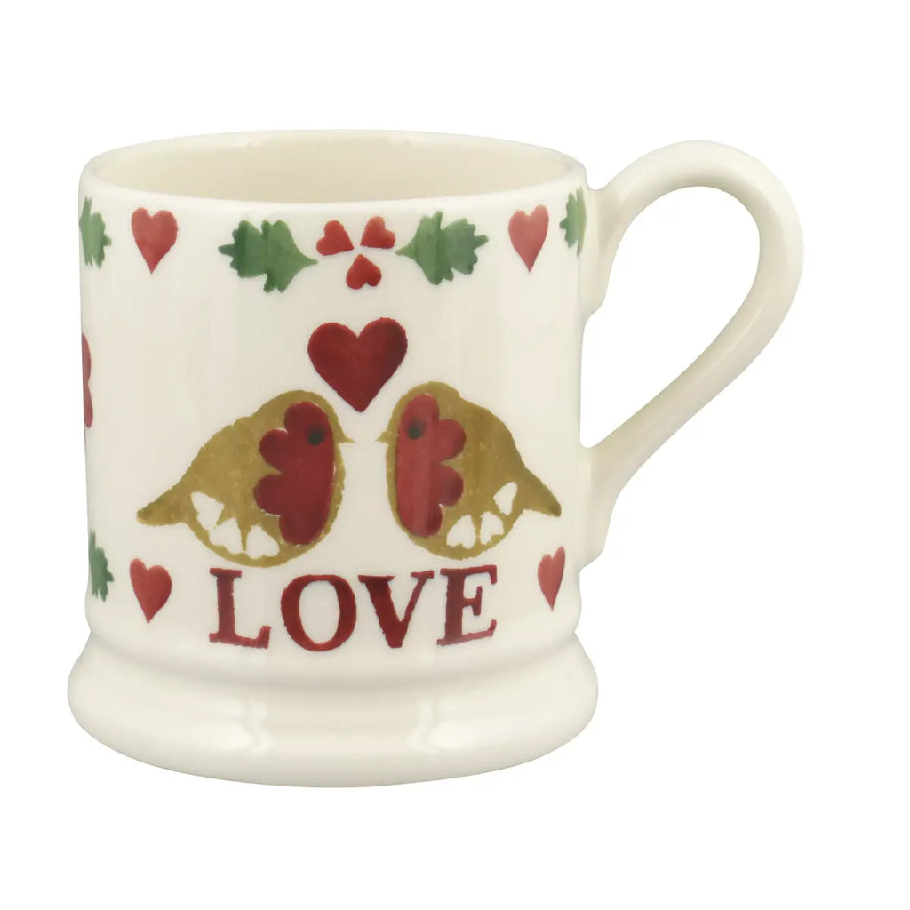 Emma Bridgewater Christmas Joy Set Of 2 1/2 Mugs Boxed - Daisy Park