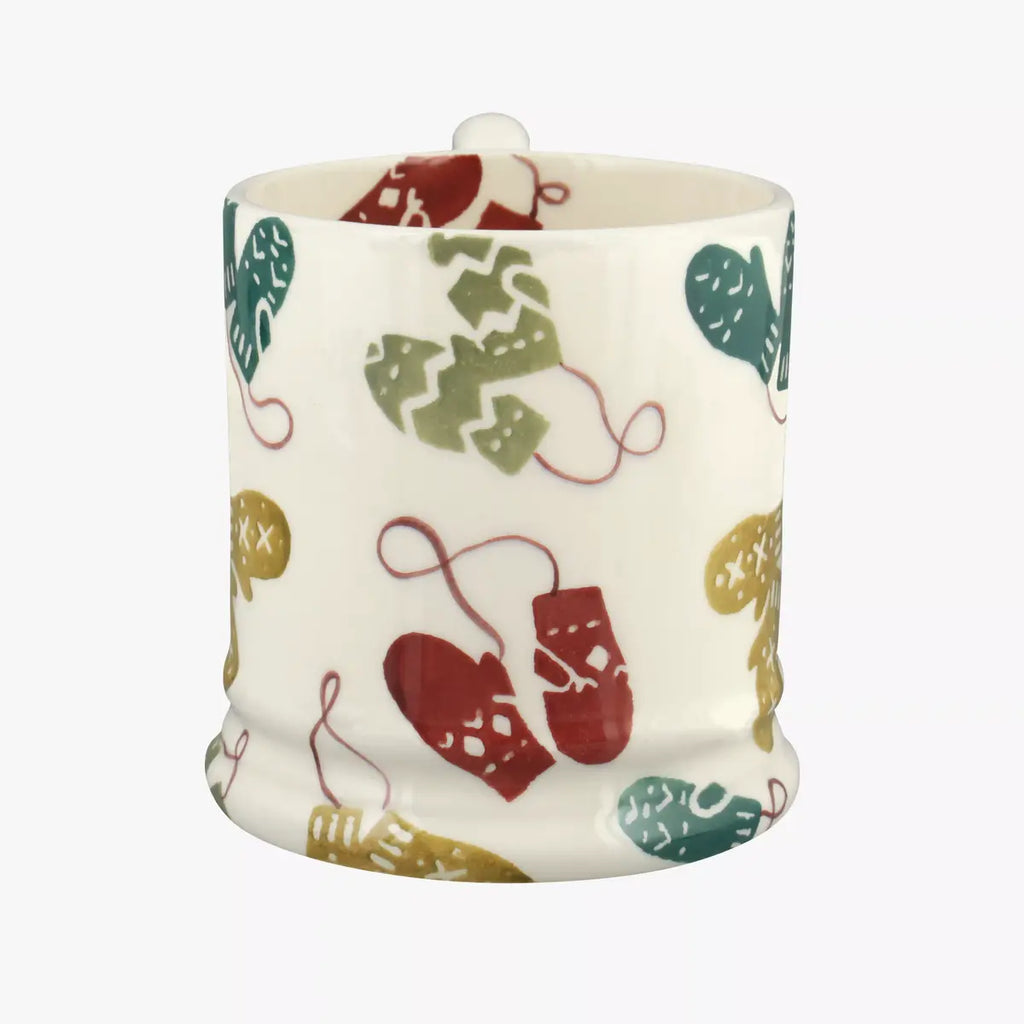 Emma Bridgewater Christmas Mittens 1/2 Pint Mug - Daisy Park