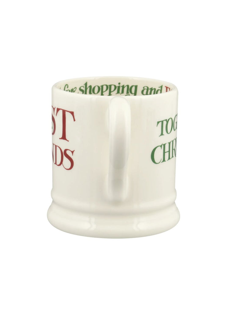 Emma Bridgewater Christmas Toast Best of Friends 1/2 Pint Mug - Daisy Park