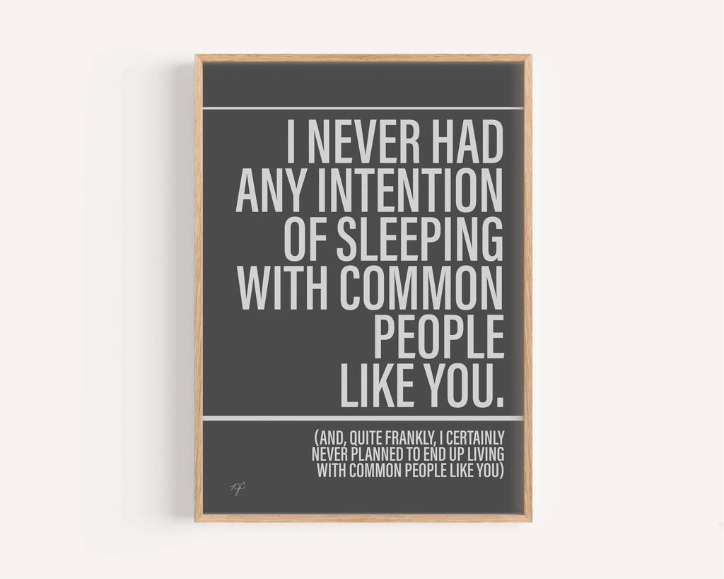 Common people print unframed - Daisy Park