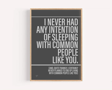 Common people print unframed - Daisy Park