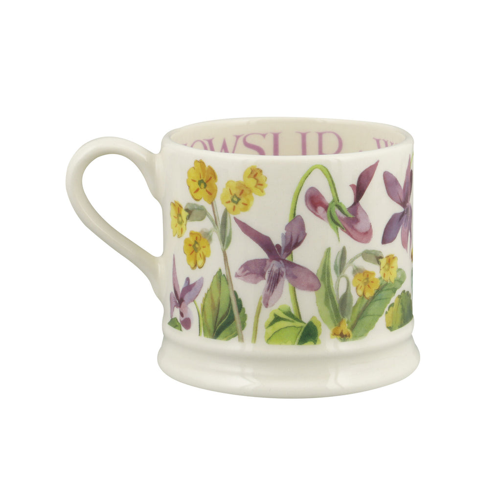 Emma Bridgewater Cowslips & wild violets small mug - Daisy Park