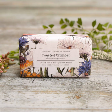 Toasted Crumpet Cucumber & Elderflower Presse Soap - Daisy Park