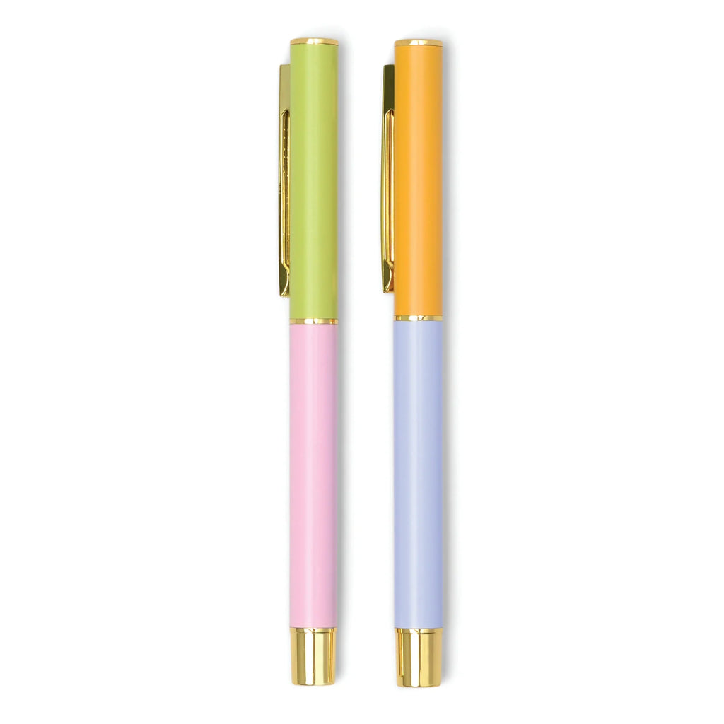 Colour block pens - Lilac and Cornflower set of 2 - Daisy Park