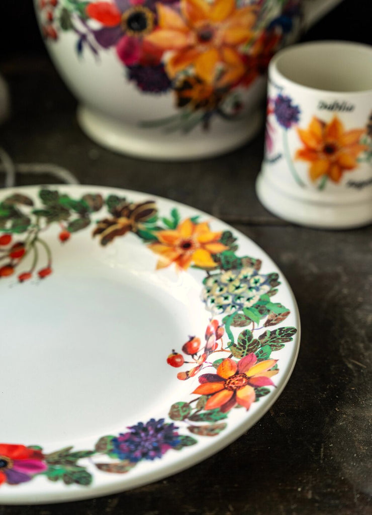 Emma Bridgewater Autumn Flowers 10.5" plate - Daisy Park