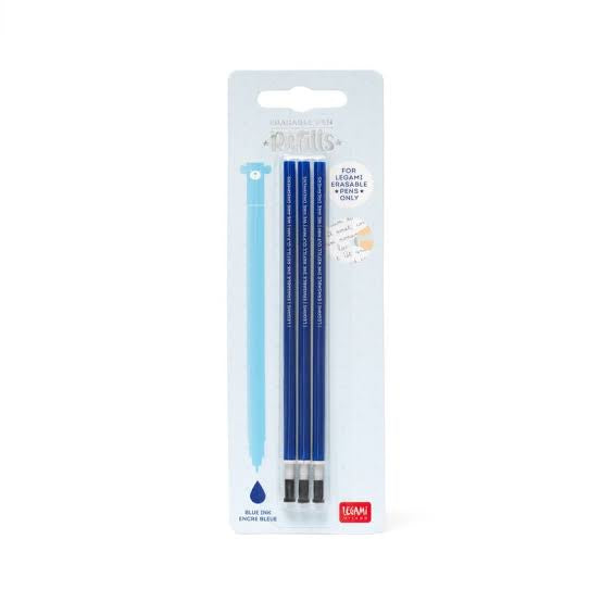Set of 3 Erasable gel pen refill in black or blue - Daisy Park