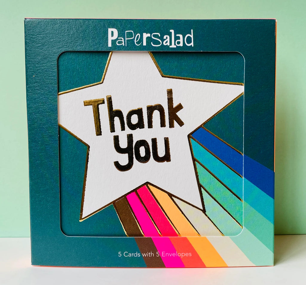 Thank you star pack of 5 cards - Daisy Park