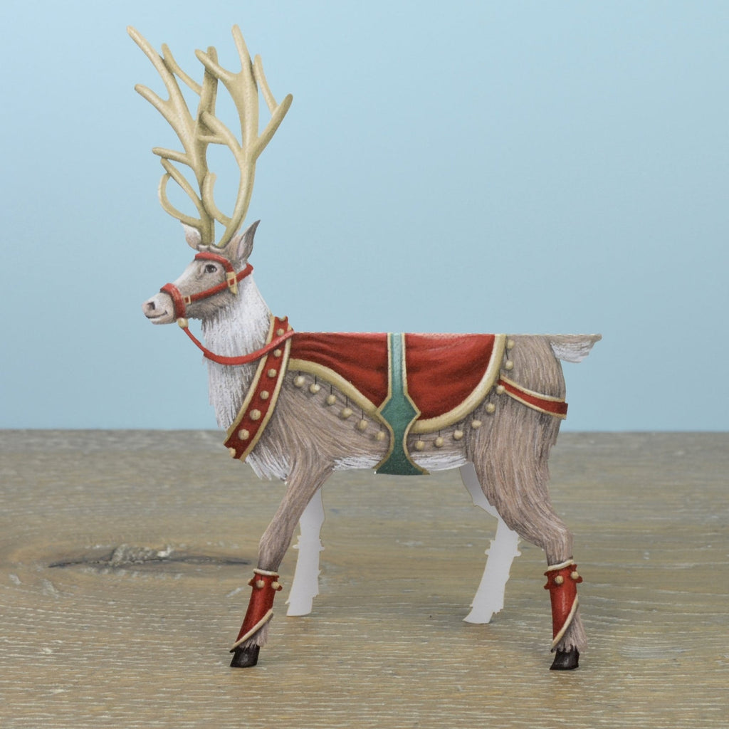 Santa's sleigh 3D Christmas card - Daisy Park