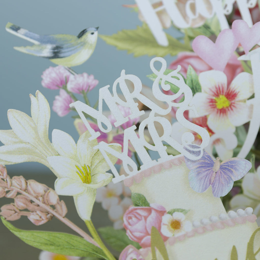 Wedding Top of the World 3D pop up Greetings card - Daisy Park