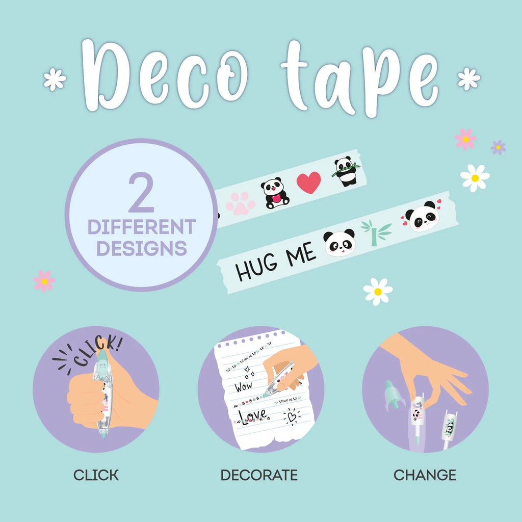 Legami Panda Pen for decoration - Deco tape - Daisy Park