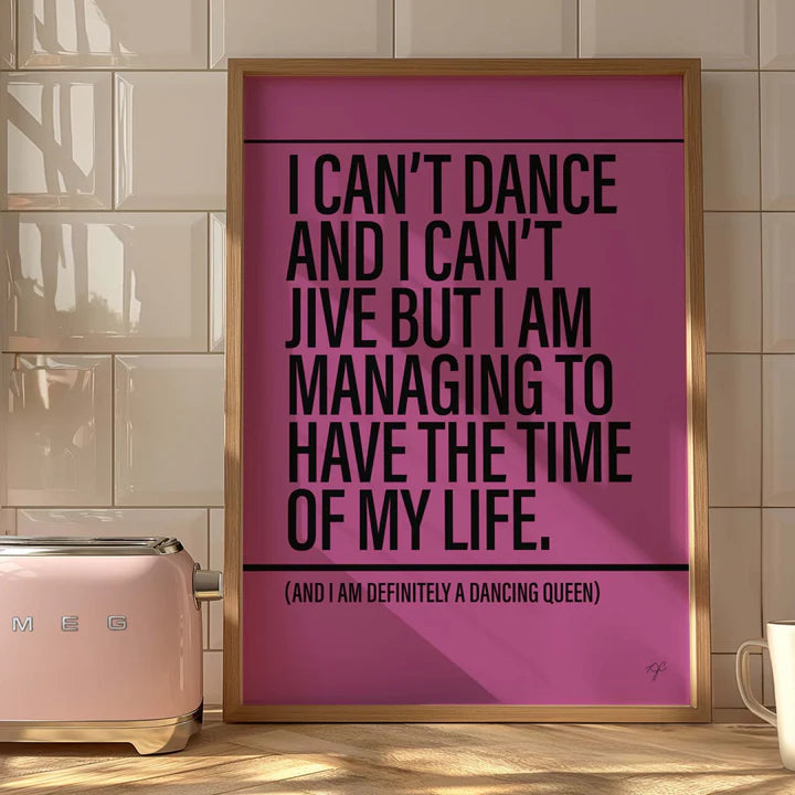 Dancing Queen A4 print unframed - Daisy Park