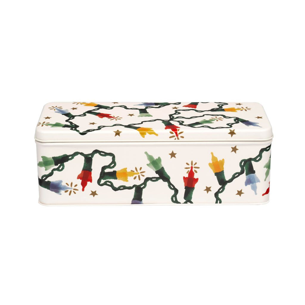 Emma Bridgewater Fairy lights long rectangular tin - Daisy Park