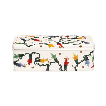 Emma Bridgewater Fairy lights long rectangular tin - Daisy Park
