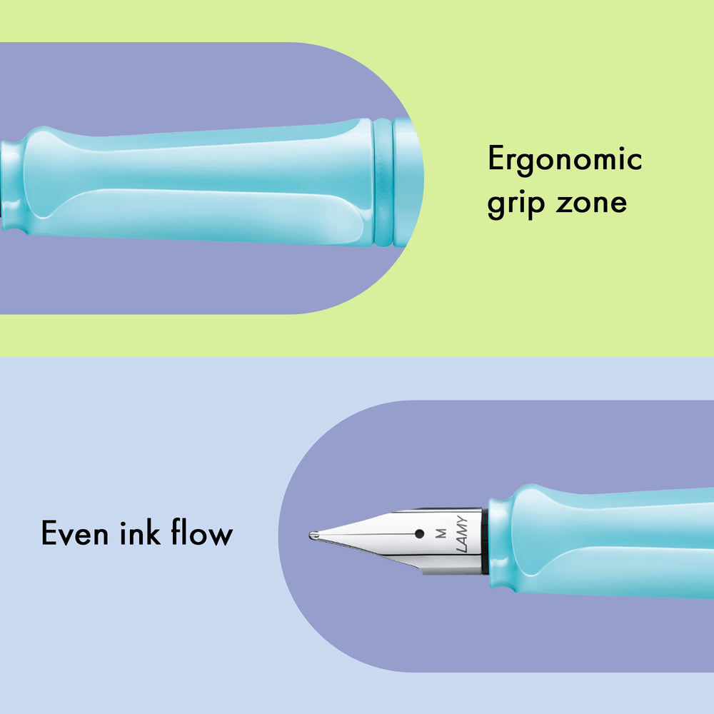 Lamy Safari Aquasky fountain pen - Daisy Park