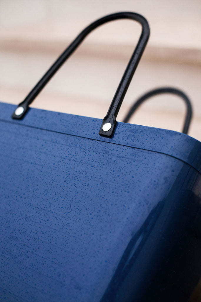 Tall Navy Blue Hinza bag - Daisy Park