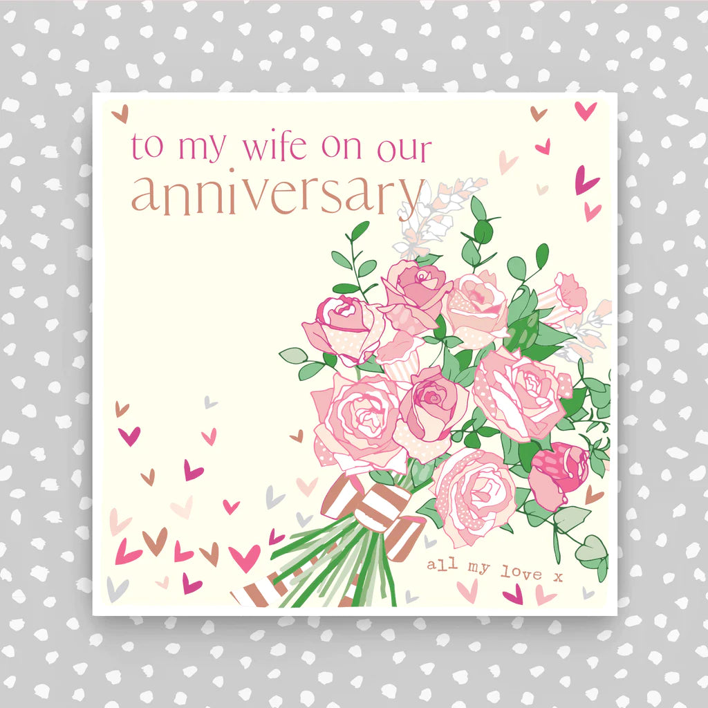 To my Wife on our Anniversary Card - Daisy Park