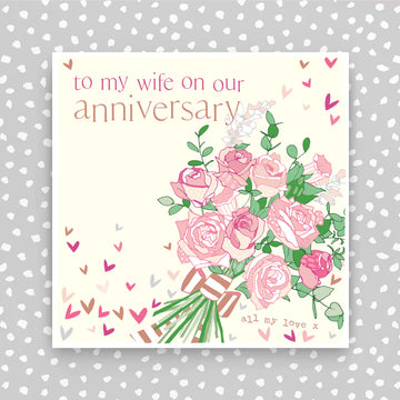 To my Wife on our Anniversary Card - Daisy Park