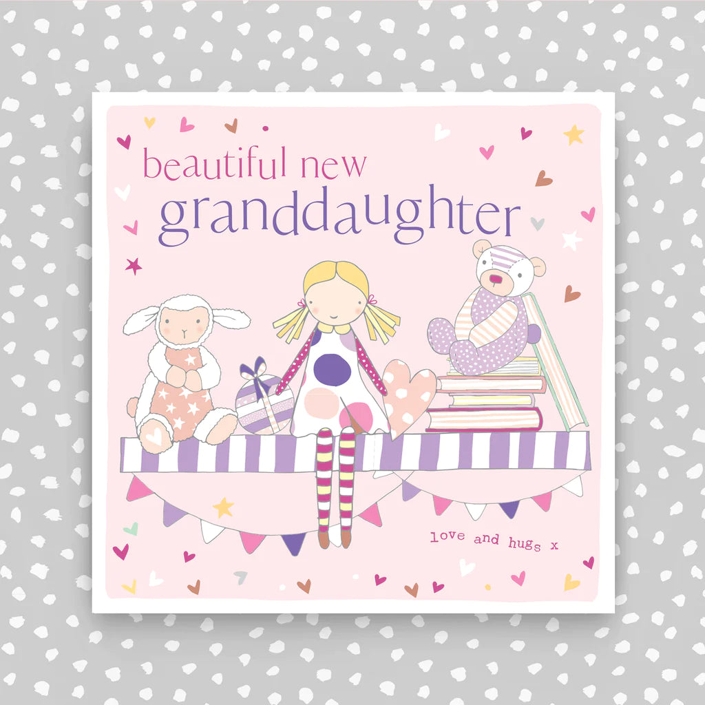 Beautiful new Granddaughter card - Daisy Park