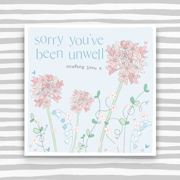Sorry you've been unwell card - Daisy Park