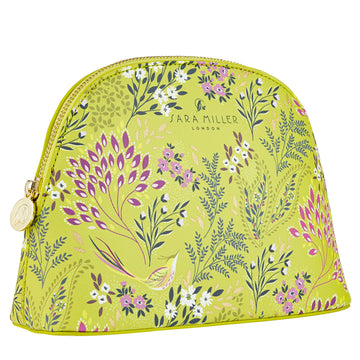 Sara Miller Haveli Garden green cosmetic bag - Daisy Park