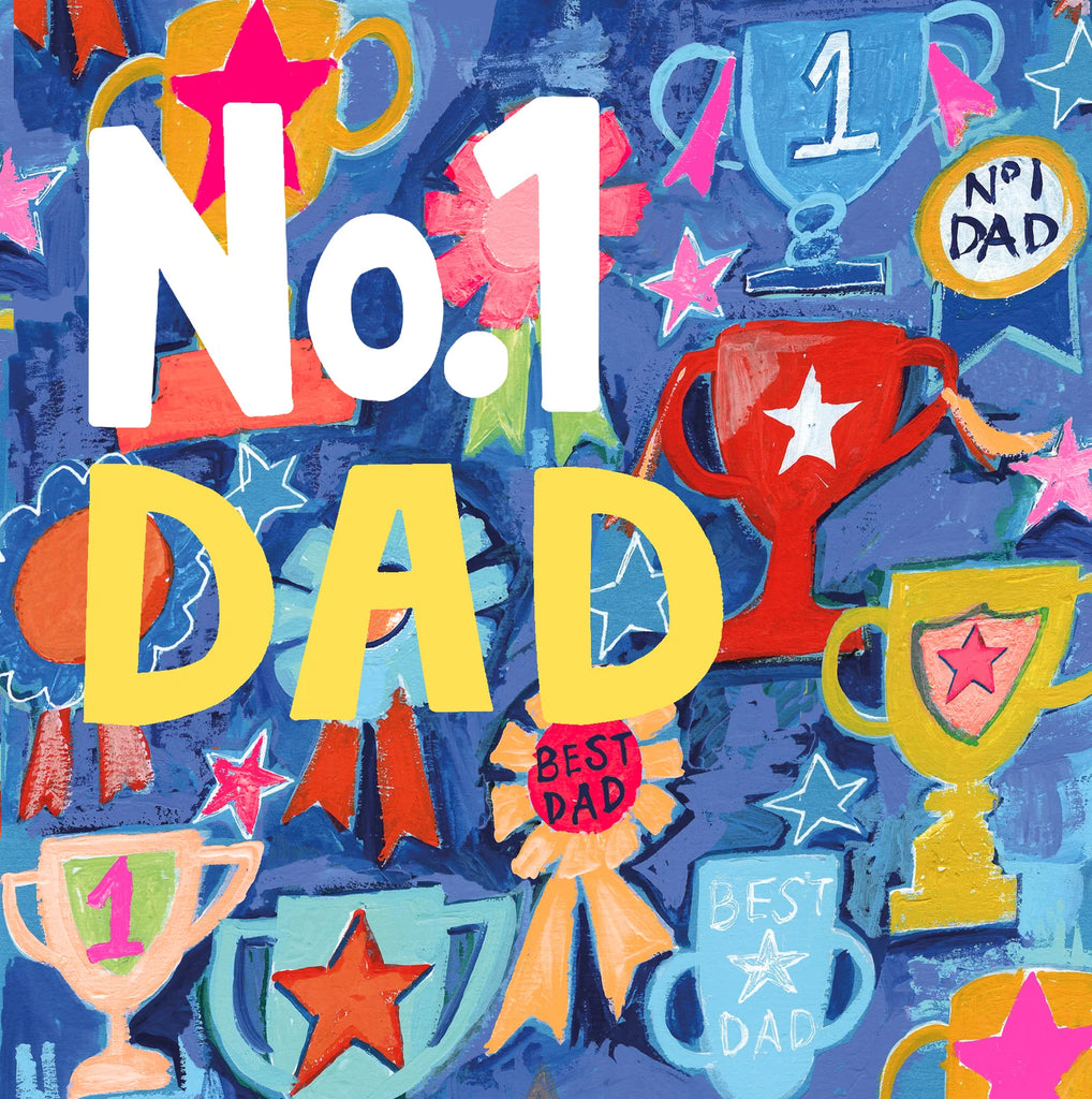 No 1 Dad card - Daisy Park