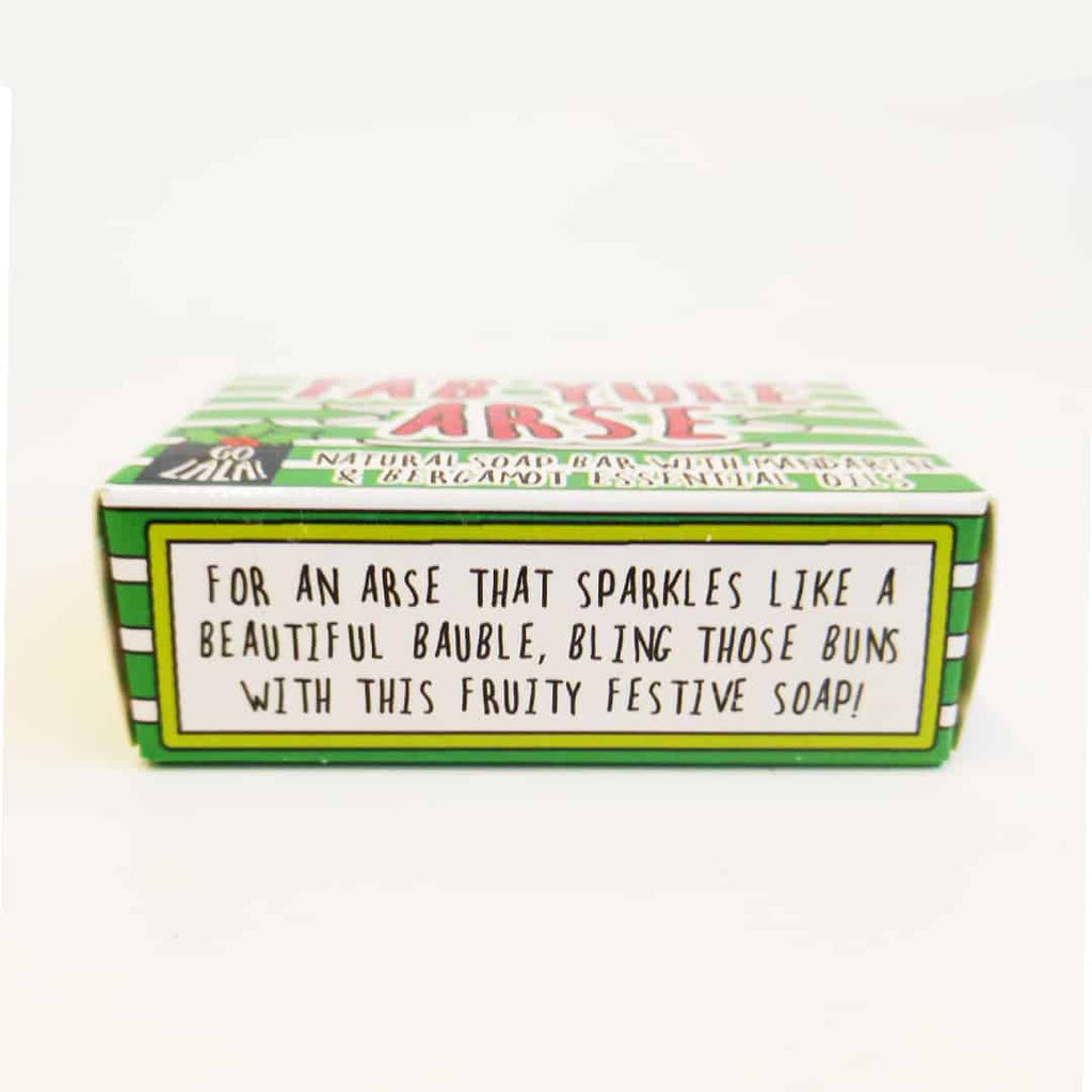 Fab Yule arse soap - Daisy Park