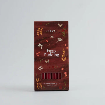 St Eval Figgy Pudding mini fragranced candles - Daisy Park