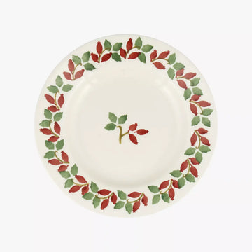 Emma Bridgewater Folk Rosehip 8.5" Plate - Daisy Park