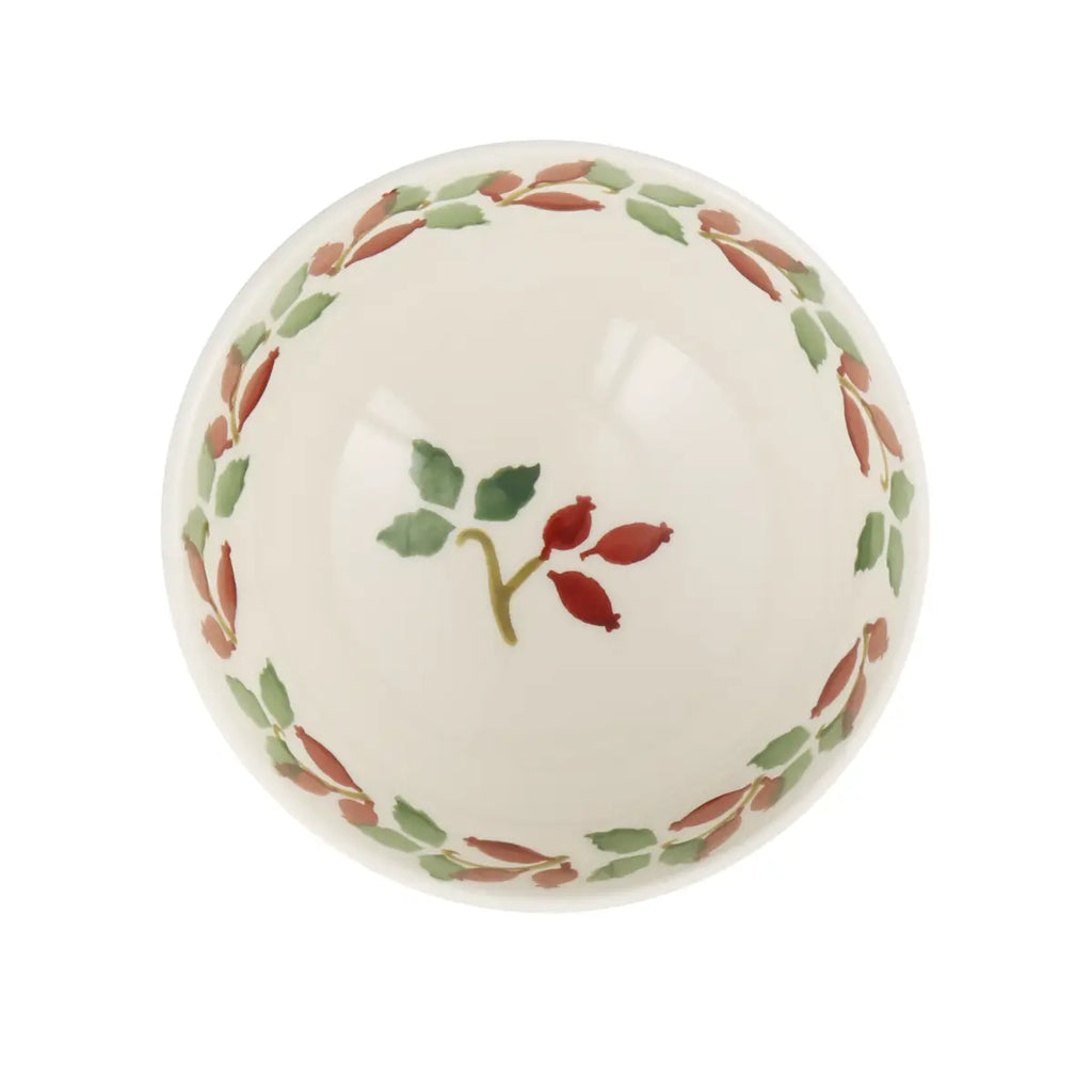Emma Bridgewater Folk Rosehip French bowl - Daisy Park