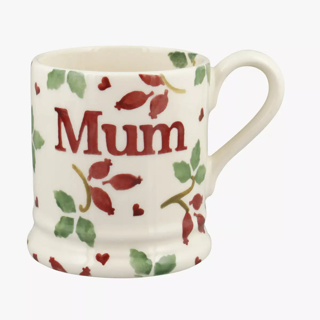 Emma Bridgewater Folk Rosehip Mum 1/2 Pint Mug - Daisy Park