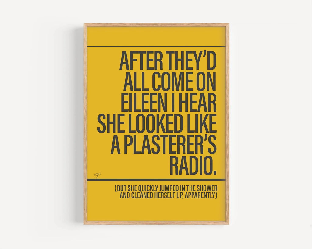 Come on Eileen print unframed - Daisy Park