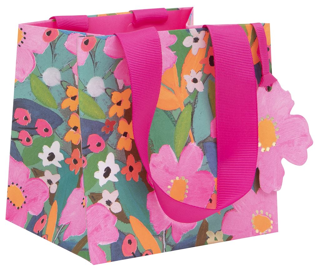 Floral short gift bag - Daisy Park