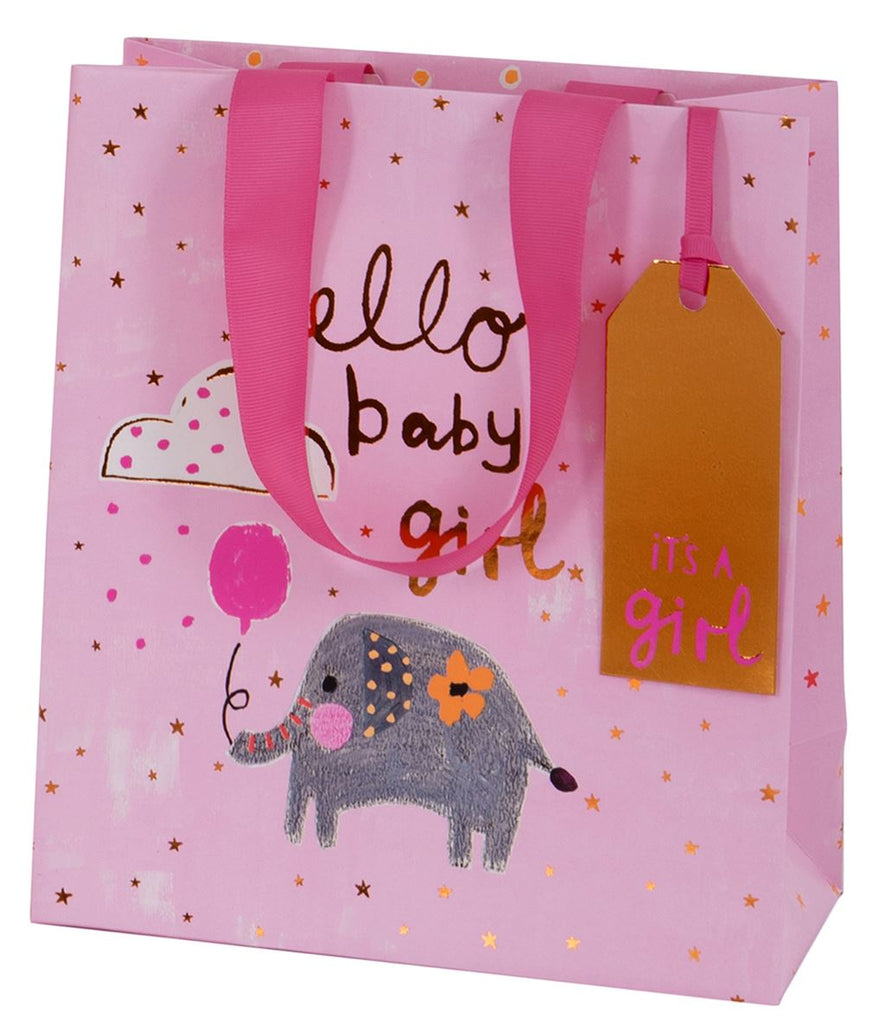 Baby medium gift bag pink - Daisy Park