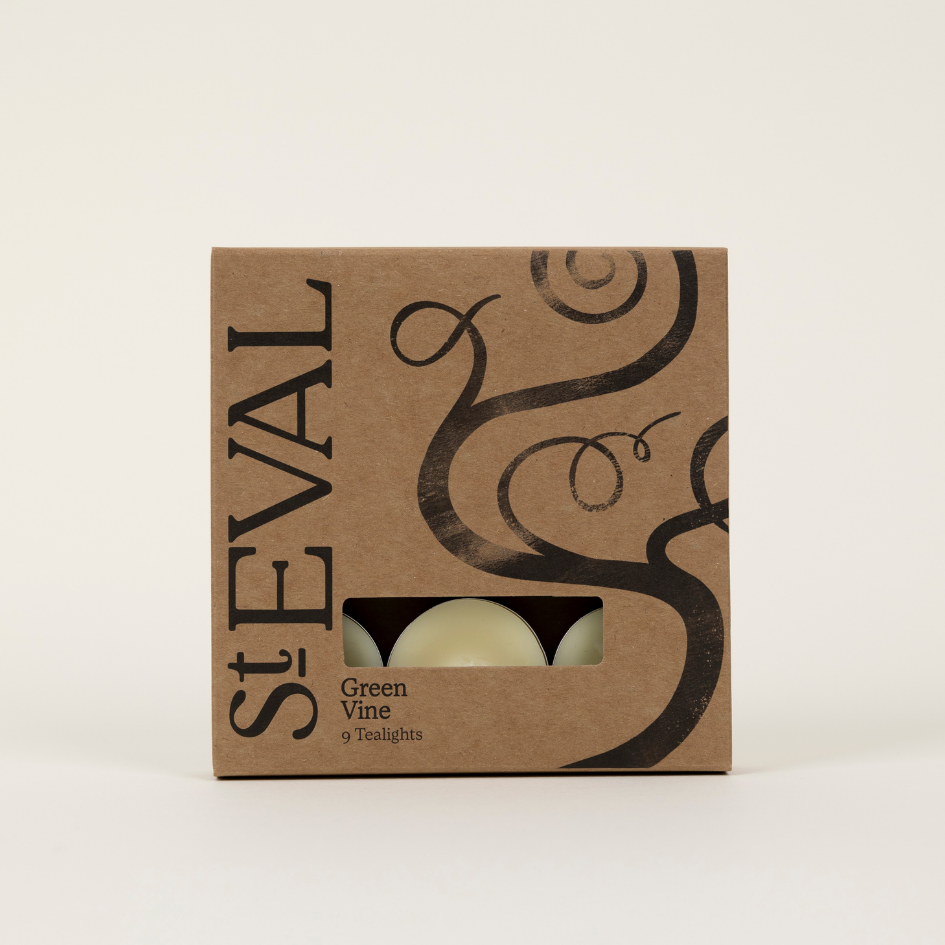 St Eval Green Vine tea lights - Daisy Park