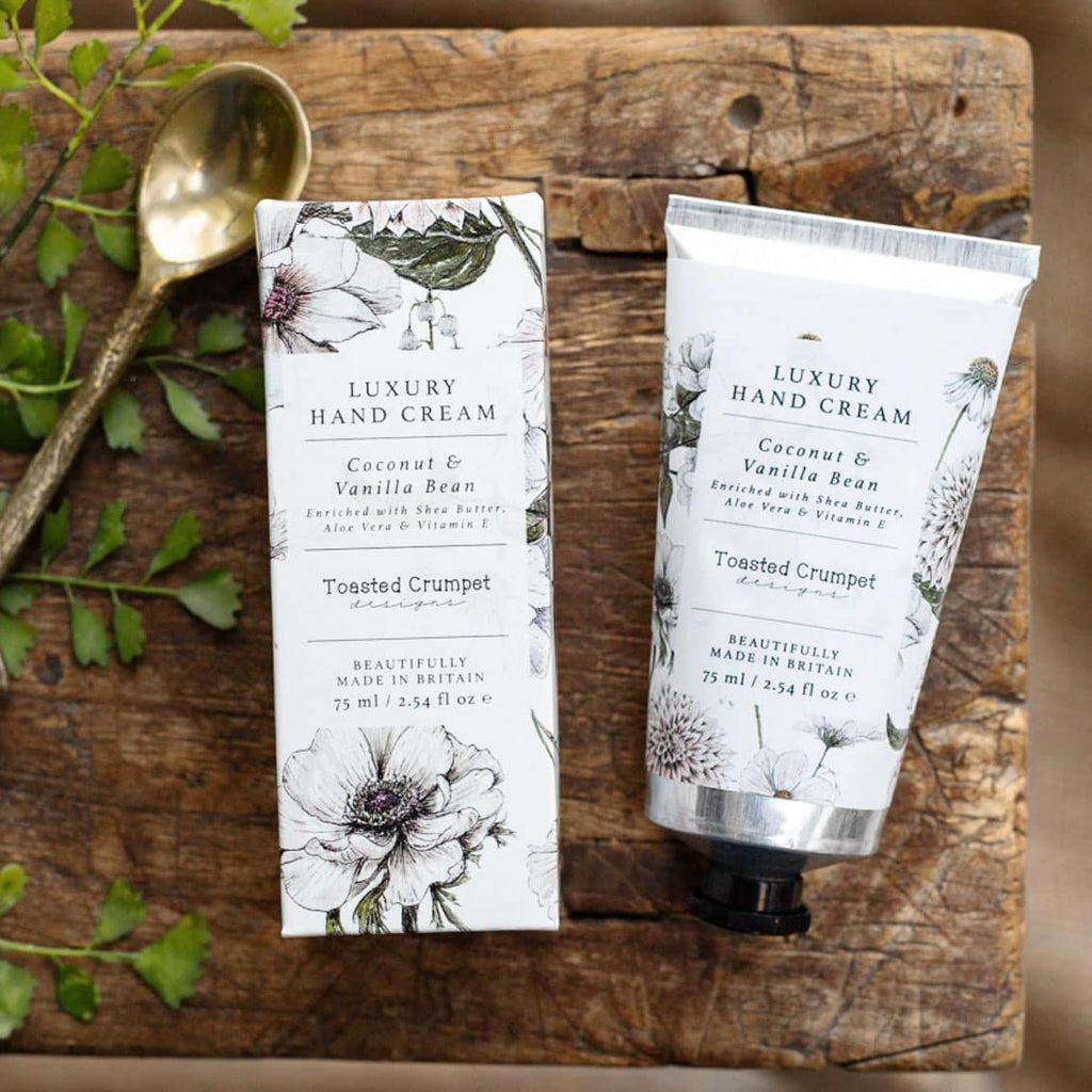 Toasted Crumpet Coconut & vanilla bean luxury hand cream - Daisy Park