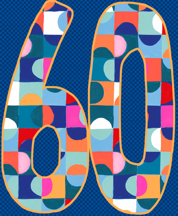 60th male birthday card - Daisy Park