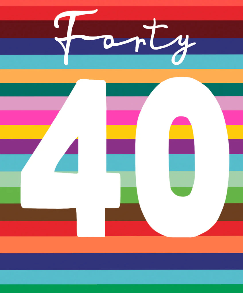 40th birthday card - Daisy Park