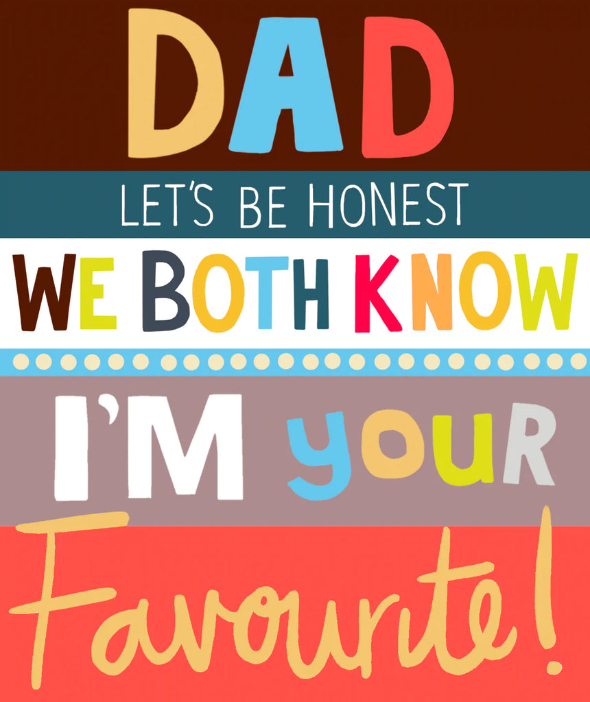 I'm your favourite Dad Card - Daisy Park