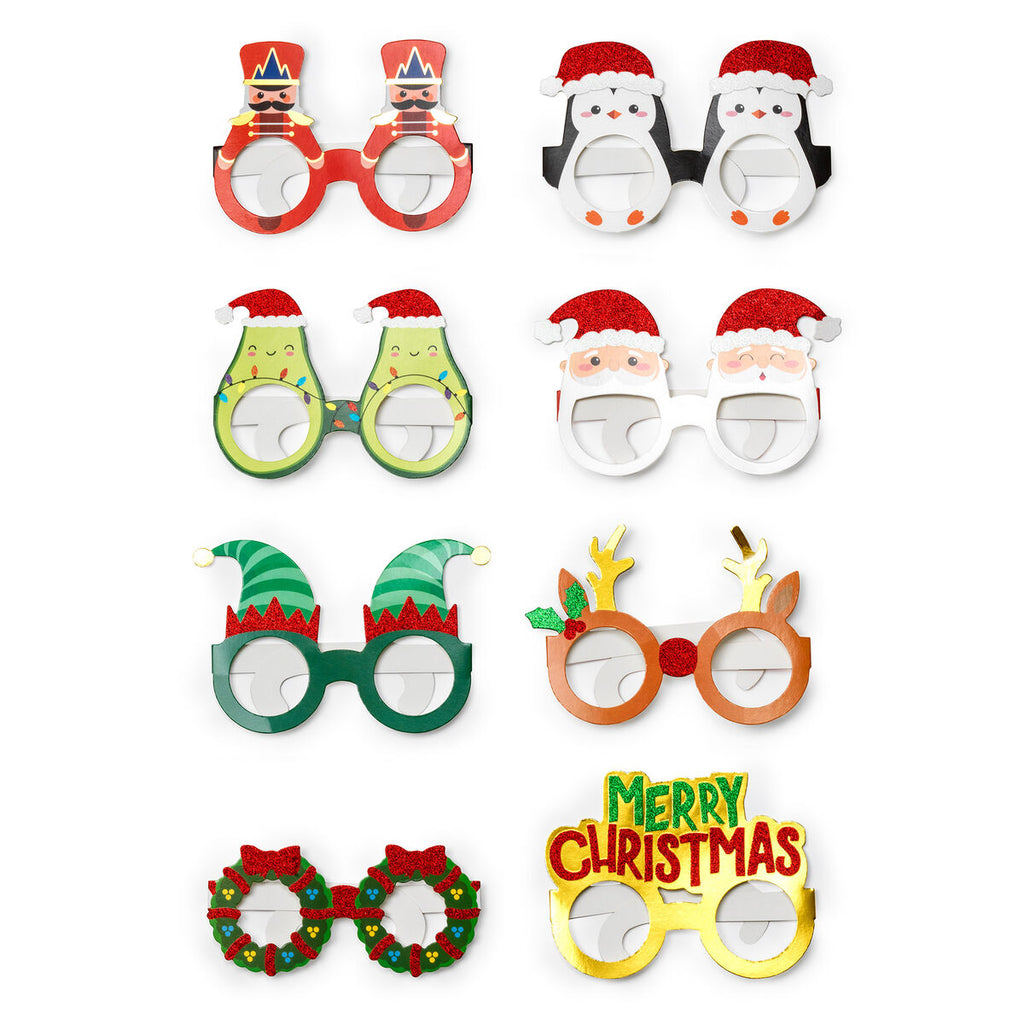 Christmas paper glasses - Daisy Park