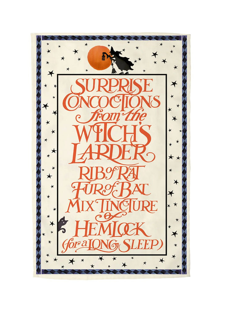 Emma Bridgewater Halloween toast tea towel - Daisy Park