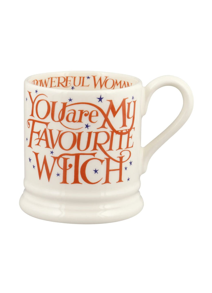 Emma Bridgewater Halloween Toast Favourite witch 1/2 Pint Mug - Daisy Park